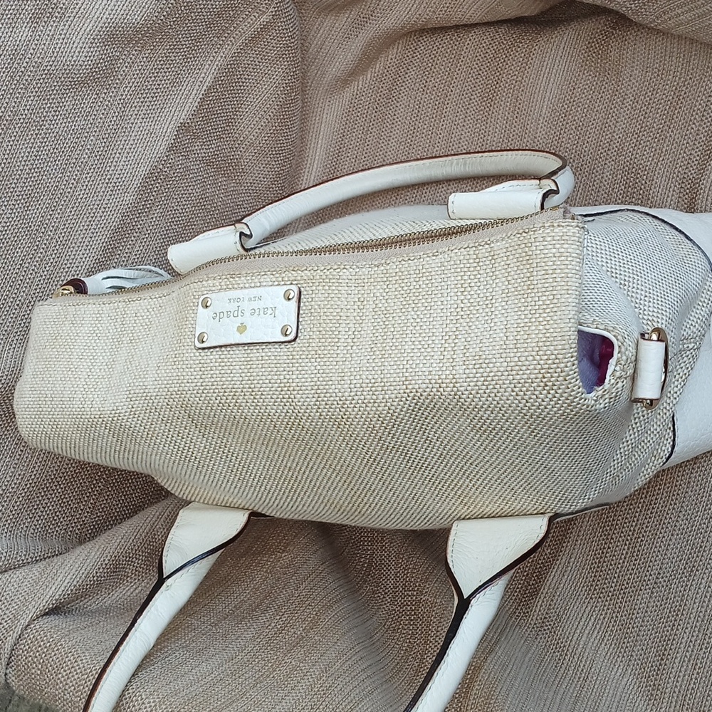 Kate Spade Cream and Pink Satchel - Picture 5 of 17